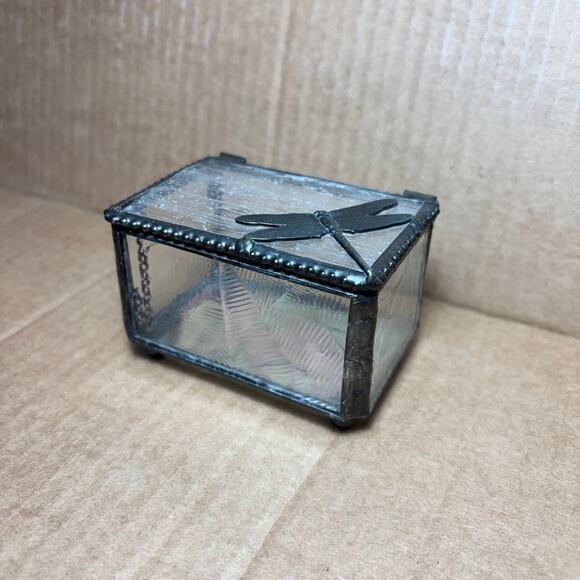 J. Devlin Dragonfly Glass Trinket Box - Picture 4 of 7